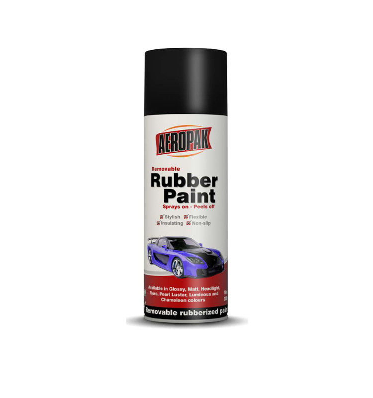 Washable Removable Rubber Spray Paint Anti Acid With Good Color Stability