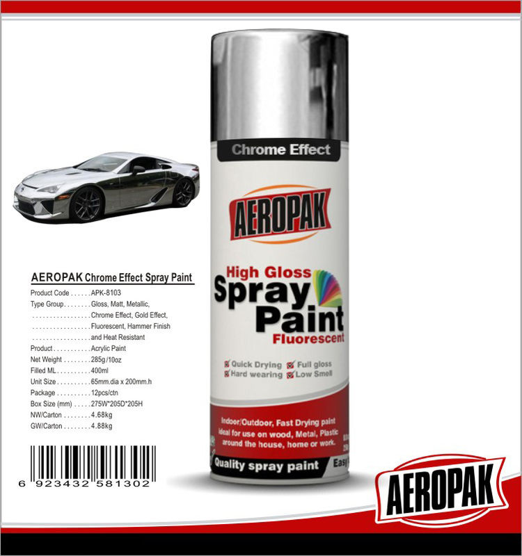 Shock Resistance Aerosol Spray Paint