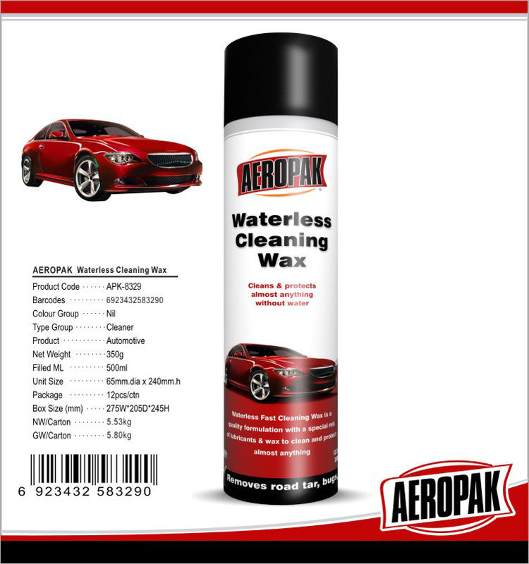 450ml Auto Maintenance Products Premium Spray Car Wax Polish Long Lasting