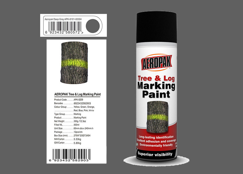 Deep Grey Color Tree Marking Paint Spray Type For Plant APK-8209-3