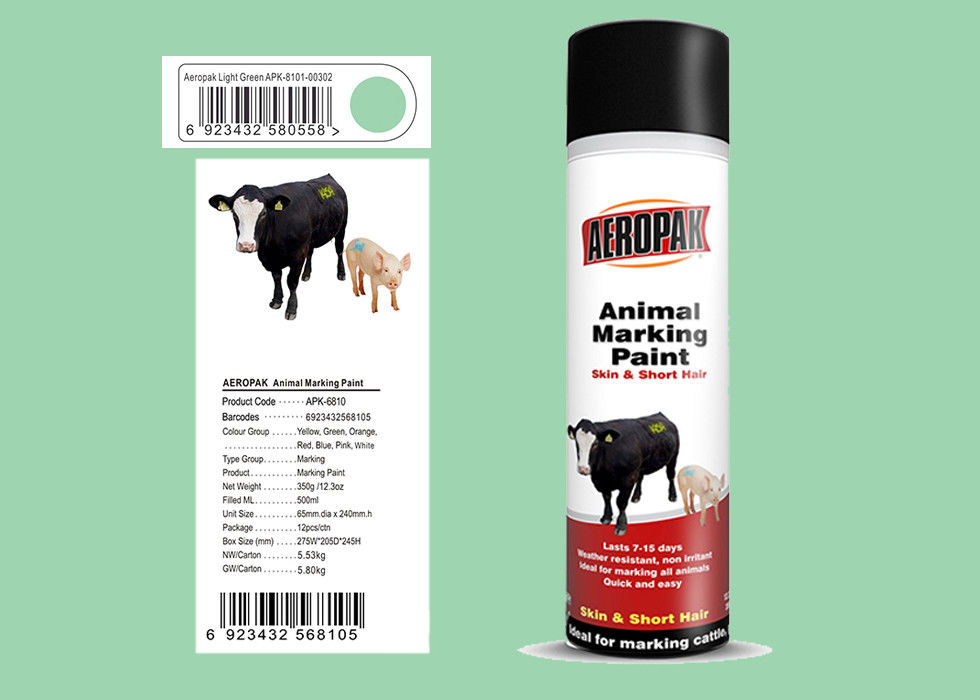 Liquid Coating Animal Marking Paint Green Color For Pigs APK-6810-6