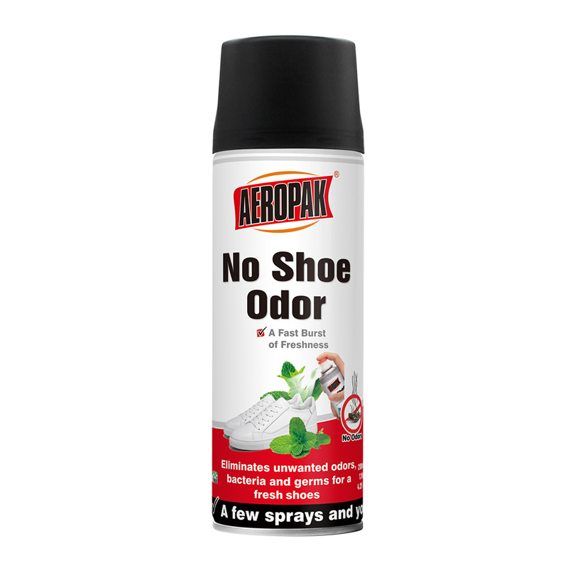 Aeropak 200ml Long-lasting Shoe Odor Remover with 3 Years Shelf Life Aerosol Shoe Deodorizer Spray for Leather Shoe Interior