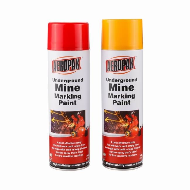 Underground Mine Marking Spray Paint Non Flammable Highly Visible 500ml