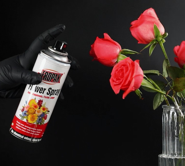 Aeropak 200ml Aerosol Spray Paint For Real Flowers customizable color