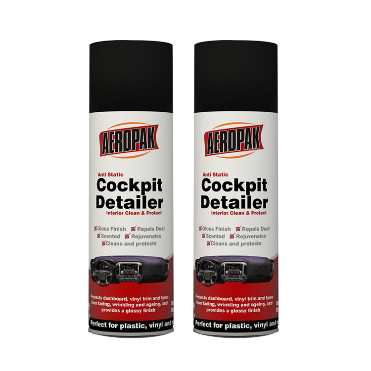 Aeropak Car Dashboard Shine Spray For Car Interior 500ml Anti Static