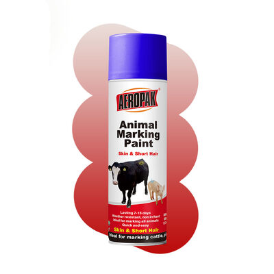 Animal Marking Paint Aeropak LongLasting Weatherproof for Cattle Sheep Horse Fast Drying Fade Resistant for Livestock Management