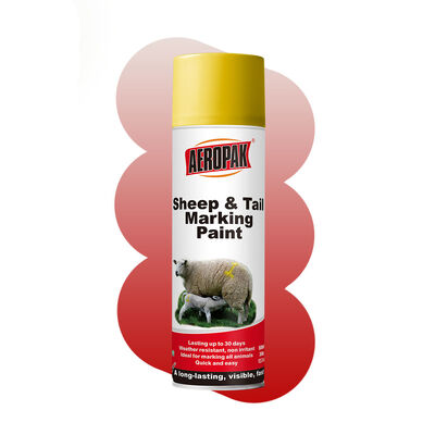 Animal Marking Paste Aeropak for Pigs Sheep Cattle and Horses Long Lasting Visible Rich Colors Skin Safe for Livestock Farming